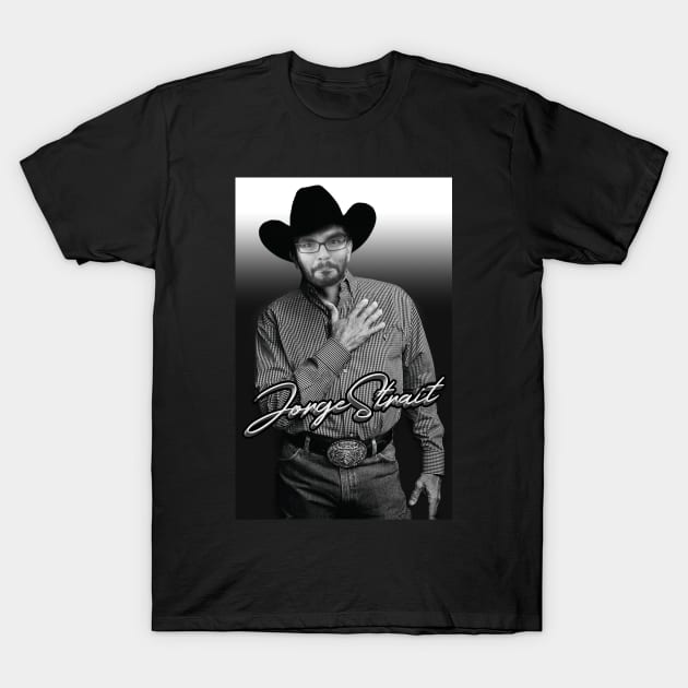 Jorge Strait T-Shirt by whogoestherepodcast